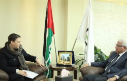 جامعة بوليتكنك فلسطين تستقبل مديرة مكتب مؤسسة التبادل الثقافي الألماني DAAD